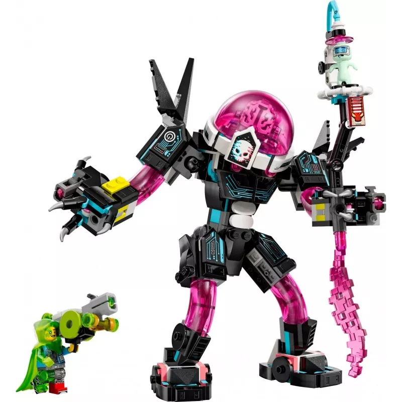Ehitusmänguasi LEGO 71495 Mateo vs. Cyberbrain Mech — mängukomplekt minifiguuride ja ehitatava mechiga