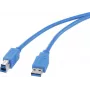 USB-kaabel Renkforce 1420166 — USB Type A (isane) USB Type B (isasele) 3.0, 50 cm