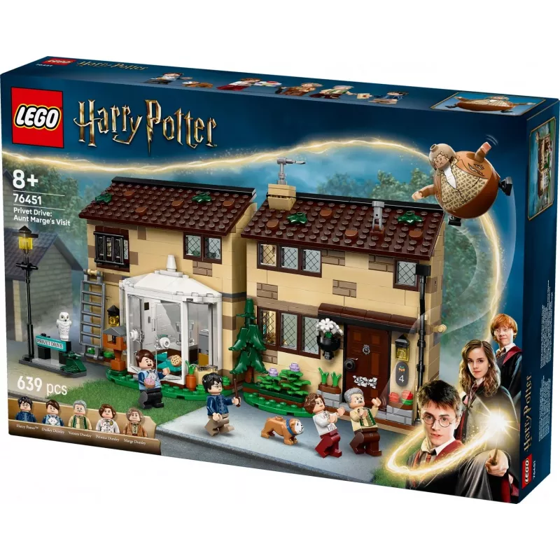 LEGO HARRY POTTER 76451 Privet Drive: Tädi Marge'i külastus