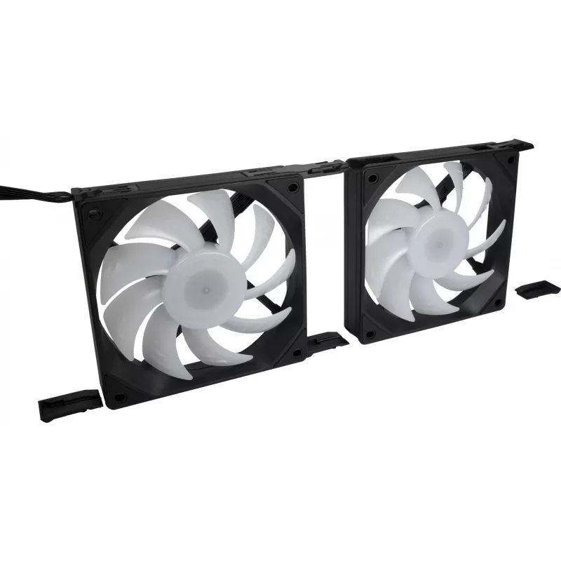 Arvutikorpuse ventilaator INTER-TECH ES-011, 120 mm, must, 1 tk