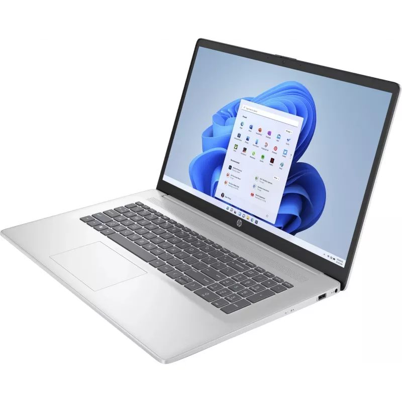 HP 17-cn3135nw Intel® Core™ i5 i5-1334U sülearvuti 43,9 cm (17.3) Full HD 16 GB DDR4-SDRAM 512 GB SSD Wi-Fi 6 (802.11ax) Windows 11 Home hõbedane