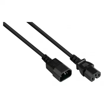 Good Connections IEC-seadme-kuumatingimustes-seade C14 kuni C15 must 5m