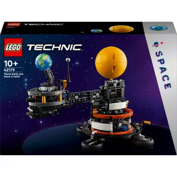 LEGO Technic Maa ja Kuu orbiidil kosmose mänguasjad lastele alates 10. eluaastast, päikesesüsteemi ehitusmänguasi planeetidega