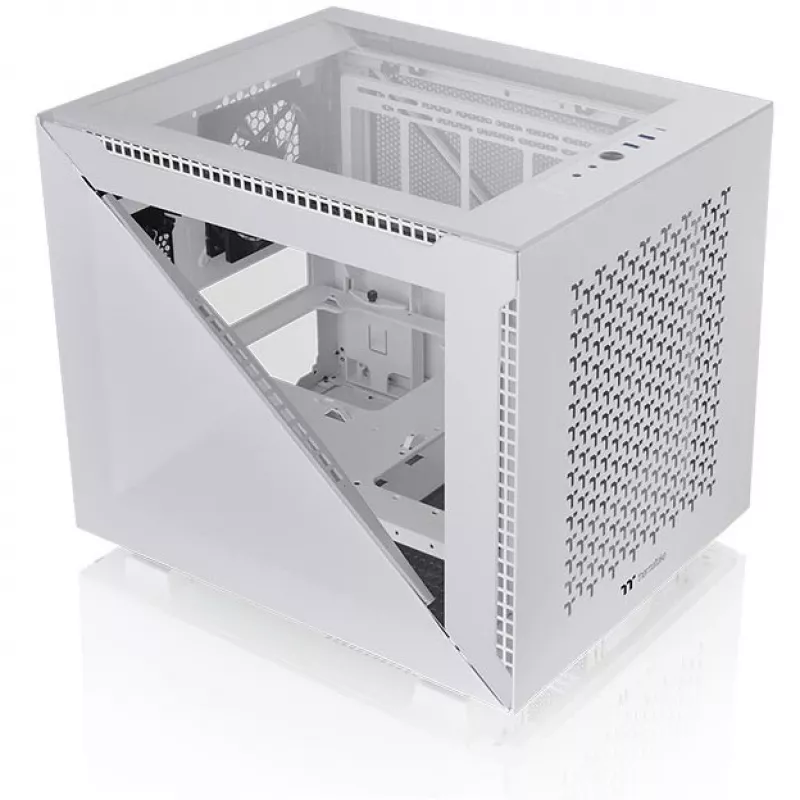 PC Case Thermaltake Divider 200 TG Air Snow Micro Tower Valge