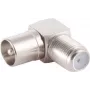 IEC nurgaadapter ShiverPeaks BS85209 — IEC C13 pistikupesa paremnurksele IEC C14 pistikule