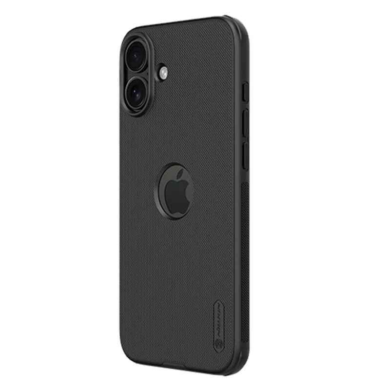 Kaitseümbris Nillkin iPhone 16 Plus Super Frosted Pro — must, õhuke kõva kest
