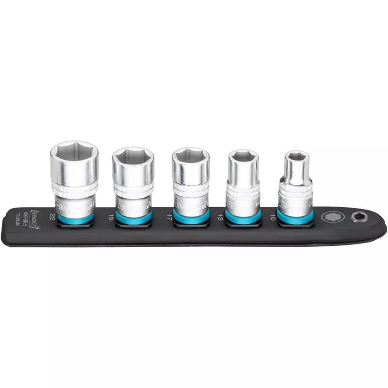 Hazet 900-SR/5 1/2-tollise ajamiga kuuskantpesade komplekt SW 10–22, 5 tk