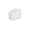 Dicota toiteplokk - kompaktne, GaN - 65 W - 5 A - PD 3.0 - 3 väljundporti (2 x USB-C, USB)