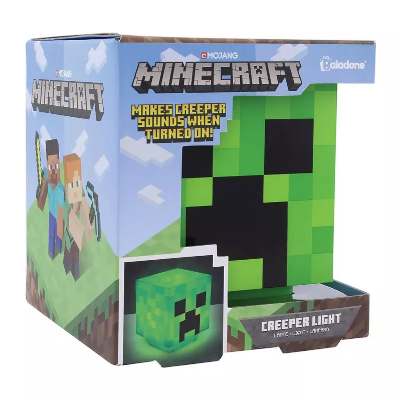 Paladone Minecraft Creeper 3D disainiga lamp PP6595MCFV3 — laua-/rippvalgusti