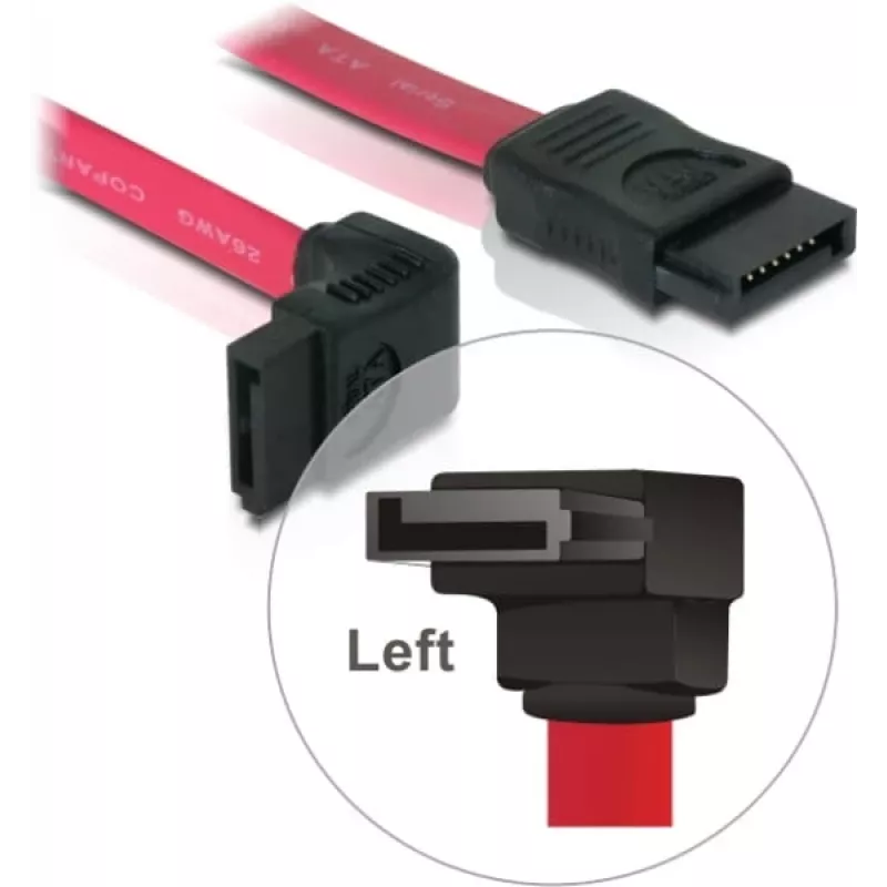SATA-kaabel DeLOCK 84220 0,5 m punane