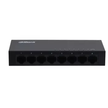 Dahua Technology SG1008-EUR võrgukommutaator Haldamata L2 Gigabit Ethernet (10/100/1000) Must