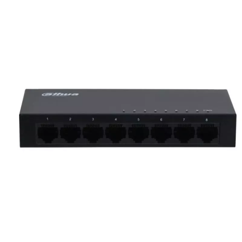 Dahua Technology SG1008-EUR võrgukommutaator Haldamata L2 Gigabit Ethernet (10/100/1000) Must