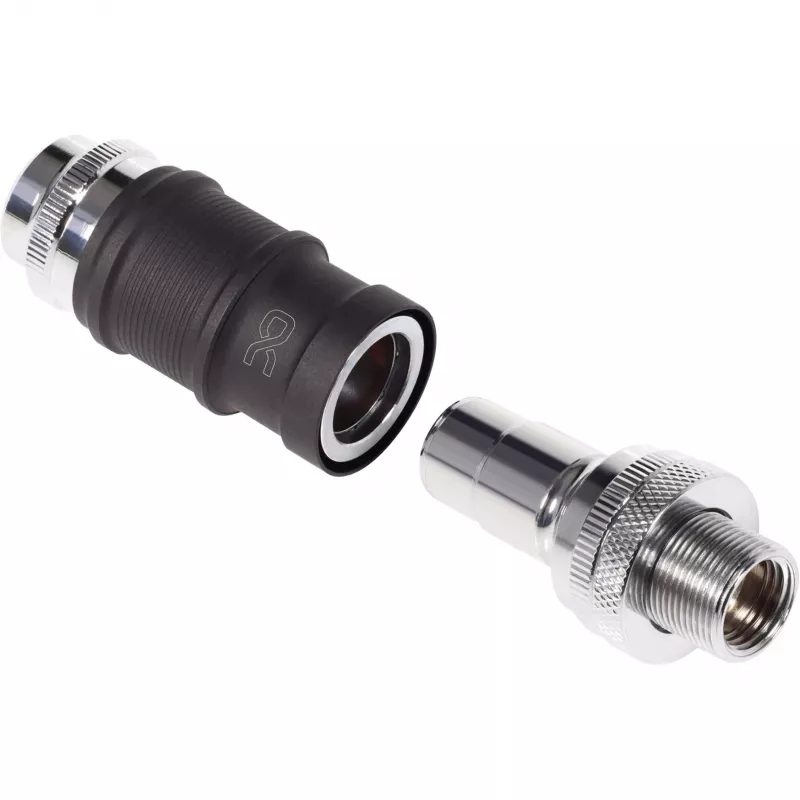 Alphacool Quick Disconnect Set BLH1A IG-IG with Schott fitting – kiirvabastusliitmike paar G½/G1/4 keermetele