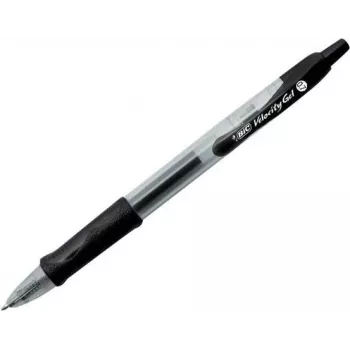 BIC Gel-ocity geelpliiats must/läbipaistev 0,3 mm, kirjutamisvärv: must, 12 tk (526275)