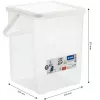 Plastikust pesuaineanum Rotho Basic 9 L mudel 1770101100RP, valge, kaas, riputusaas