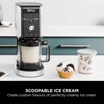 Ninja Creami Deluxe NC502CH, jäätisemasin ja jäätisetegija, must