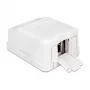 Elekterkarp DeLOCK 86235 valge Laius 65 mm Sügavus 47 mm Kõrgus 29 mm