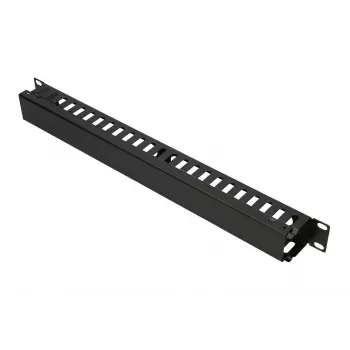 Kaablihalduspaneel Extralink kaabel MANAGER WITH METAL COVER Must Metall 48,3 cm