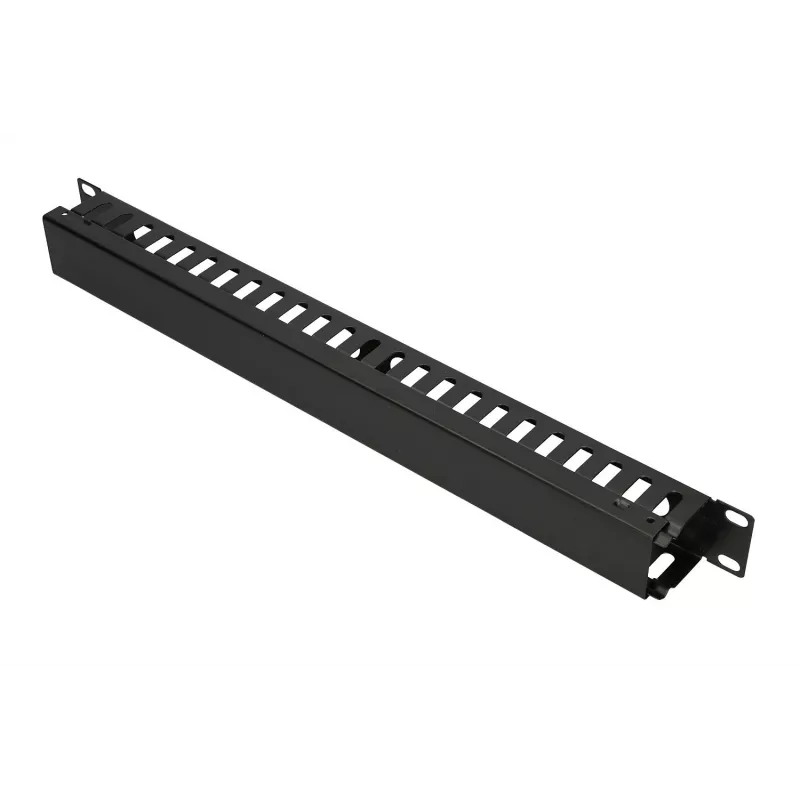 Kaablihalduspaneel Extralink kaabel MANAGER WITH METAL COVER Must Metall 48,3 cm