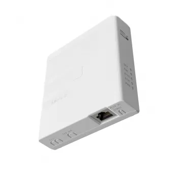 PoE-sisestaja MikroTik GPEN21 SFP-toega, Gigabit Ethernet (10/100/1000 Mbit/s), 2 RJ-45 porti, valge, 12–57 V sisend