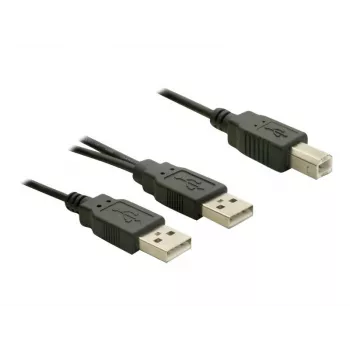 USB-kaabel DeLOCK USB-B/USB-A 1 m must