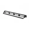 Patch-paneel 1U LANBERG PPUA-1024-B, 24 porti, Cat6a, U/UTP, 1U rack, sügavus 102 mm, metall, must
