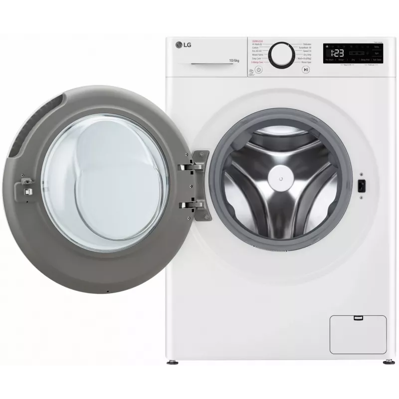 LG F4DR510S0W pesumasin-kuivati 10 kg 1400 p/min valge