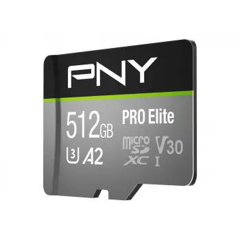 Flash Memory PNY 512GB microSDXC Class 10 P-SDUX512U3100PRO-GE