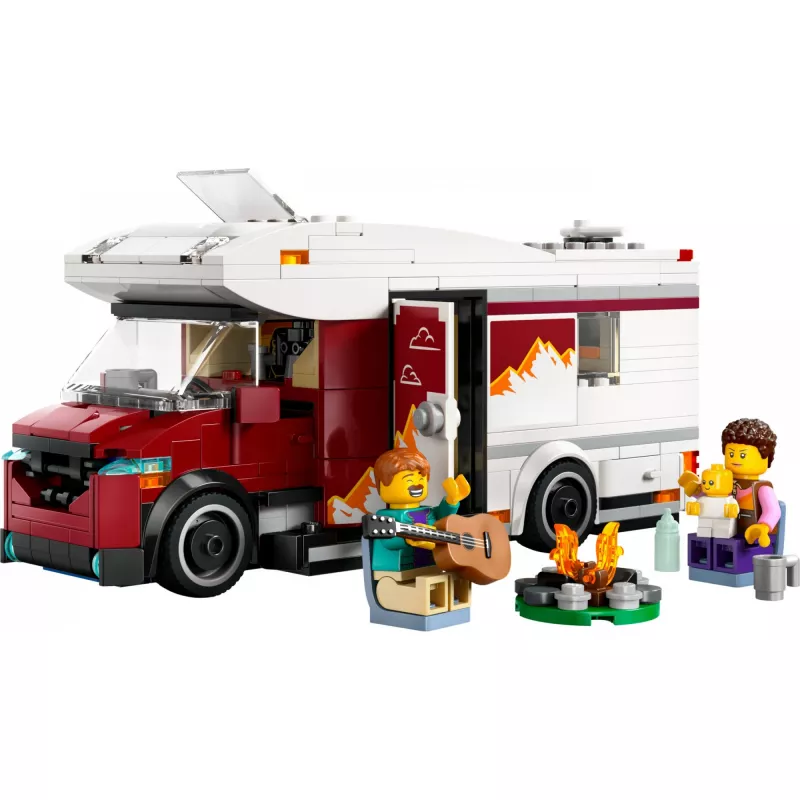 Ehitusmänguasi LEGO City Adventure Camper 60454, 385 tk, kõrgus 80 mm, vanusele 6+