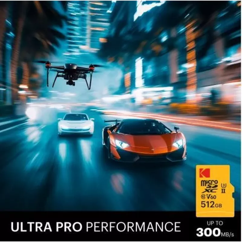 Kodak 256GB UHS-II U3 A1 V60 Ultra Pro EKMSDM256GUHS2V1K välkmälu