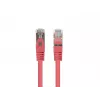Patchcord võrgukaabel LANBERG PCF6-20CC-0100-R RJ45 Cat.6 1M punane