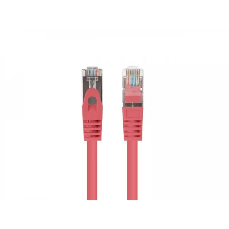 Patchcord võrgukaabel LANBERG PCF6-20CC-0100-R RJ45 Cat.6 1M punane