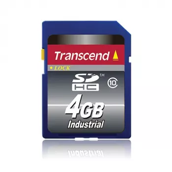 Flash Memory Transcend 4GB SDHC Class 10 TS4GSDHC10