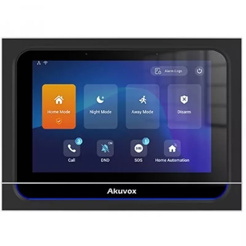Nutika kodu keskjuhtimisseade Akuvox X933H Must 7-tolline puuteekraaniga