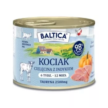 BALTICA regional flavours Kitten Veal with turkey - märg kassitoit - 185g