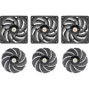 Thermaltake TOUGHFAN EX12 Pro Swappable Edition 120mm korpuse ventilaator 3-pakk must