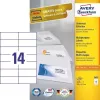 Avery 3653 isekleepuv silt Ristkülik Püsivalt kinnituv Valge 1400 tk