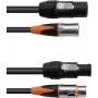 EUROLITE DT-2 DMX IP T-Con 3m DMX-kaabel, 3-kontaktiline XLR, ilmastikukindel