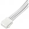 Toiteploki pikenduskaabel SILVERSTONE EPS 12V 8‑pin (30 cm) valge SST-PP07E-EPS8W-V2