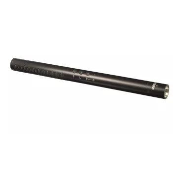 Suundmikrofon digitaalsele kaamerale RØDE NTG-4+ — superkardioid, 20–20000 Hz, -32 dB, 200 Ω, mini XLR, akutoitega, 22×278 mm, 176 g, must
