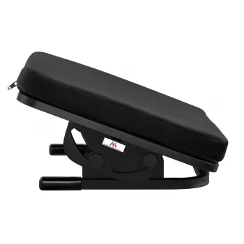 Jalatugi MACLEAN MC-460 ergonoomiline pehmendatud metallist jalatugi, libisemiskindel alus, kalle -20–20°, max koormus 20 kg, must