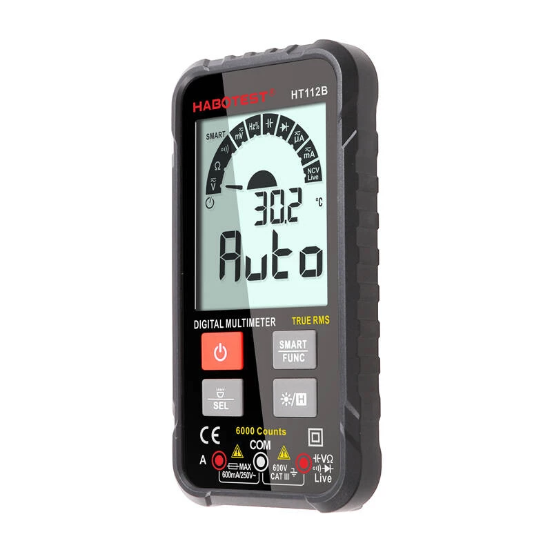 True RMS digitaalne universaalne multimeeter Habotest HT112B