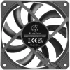 Korpuse ventilaator SILVERSTONE SST-AS120B 120mm must läbipaistev, 3-kontaktiline