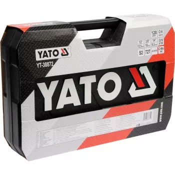YATO TORUOTSIKUTE JA TÕMMITSATE KOMPLEKT 1/4 , 3/8 , 1/2 128 tk. 38872