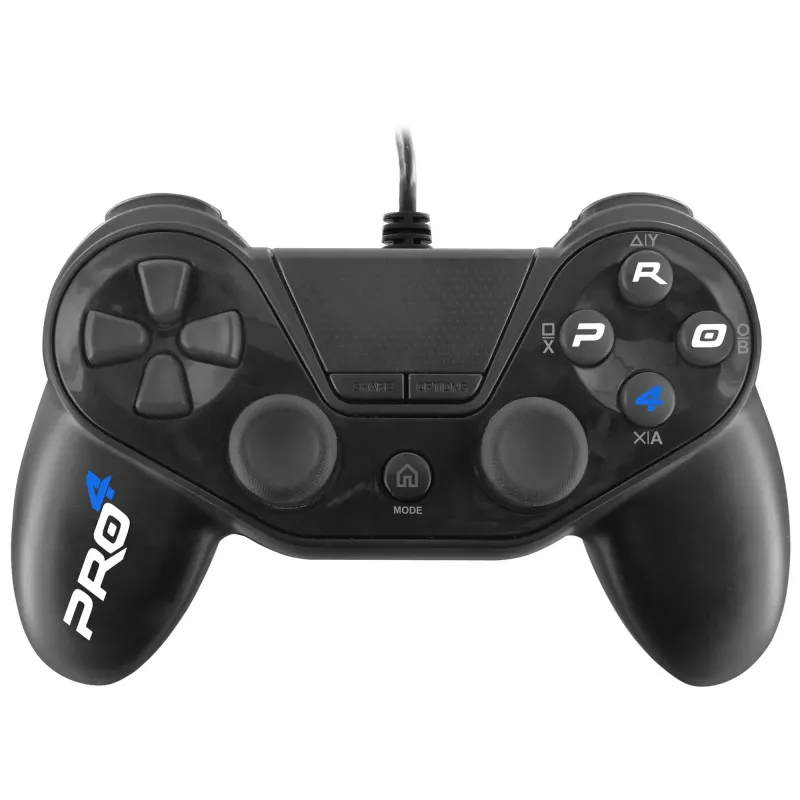 Juhtmega mängukontroller SUBSONIC SA5417 PS4-le, must