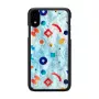 Kaitsev telefoniümbris iKins iPhone XR-ile — Must Poppin Rock disain