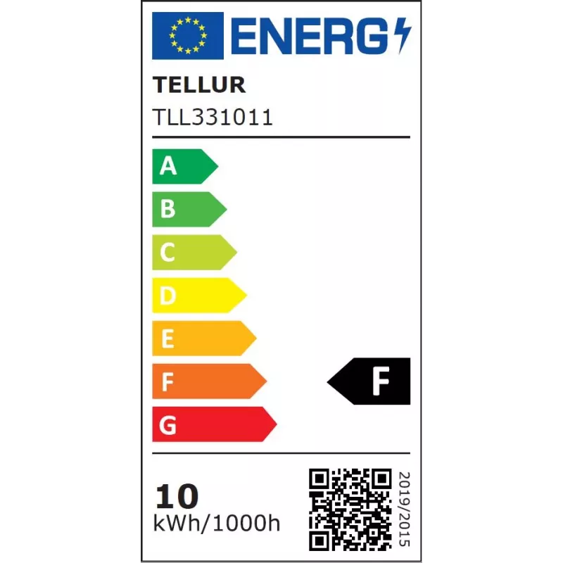 Nutipirn Tellur E27 RGB Dimmer – Wi‑Fi RGBW E27 nutipirn hämardusfunktsiooniga
