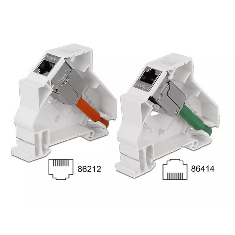Paigalduskomplekt DeLOCK 86414 valge