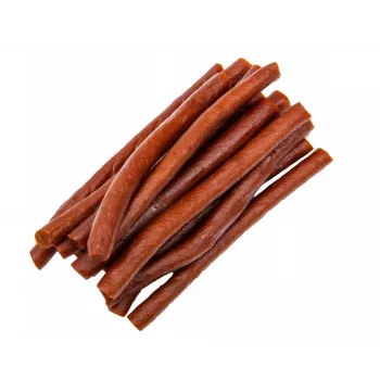 Koeramaiused Hilton Soft Beef Sticks 500 g — pehmed veiselihast hambapuhastusnärimispulgad täiskasvanud koertele, 500 g kotike