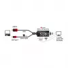 Videokaabli adapter DeLOCK 62959 HDMI USB DVI-I VGA 0,135m